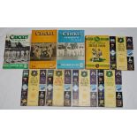 New Zealand and South African cricket annuals 1949-1957. Three issues of 'The Cricket Almanack of