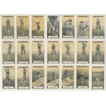 Golf cigarette cards. 'How to Play Golf' 1925. Imperial Tobacco of Canada Ltd 1925. Full set of