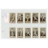 Cigarette cards 1920s. Four complete sets including Gallaher, London 'Famous Cricketers' 1926,