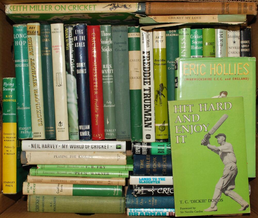 Earlier cricket autobiographies and biographies. Thirty eight biographies, the majority hardbacks