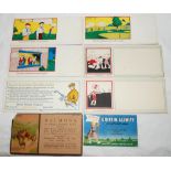 Golf ink blotters 1900s-1930s. A selection of mainly American original unused ink blotters, each