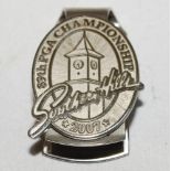 '19th PGA Championship'. Southern Hills 2007. Official money clip produced by Malcolm De Mille for