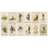 'Cricket Terms'. Grenadier Cigarettes, W.&F. Faulkner 1902. Rare full set of twelve plain back cards