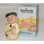 Royal Doulton. Doultonville Collection toby jug of 'Major Green. The Golfer'. 1985. 4.25" tall, in