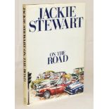 'On the Road'. Jackie Stewart. London 1983. Original dustwrapper. Signed to front end paper by