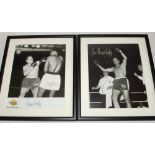 Henry Cooper. Signed 'Autographed Editions' photograph of Cooper in action against Mohammad Ali, and