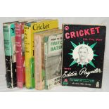 Northern cricketers signed biographies. Six titles, each signed by the featured player. 'Cricket all