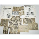 Pakistan tour to England 1954. Two unofficial pirate 'Photographic Souvenir' 4pp brochures for the