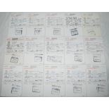 Pakistan 1997-1999. Fifteen original immigration landing cards, each signed by the respective