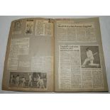 Cricket press cuttings 1974-2005. Box comprising twenty eight large format scrapbook albums,