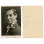 Herbert Sutcliffe. Yorkshire & England 1919-1945. Mono real photograph postcard of a studio portrait