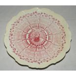 William Gilbert Grace. Original Coalport porcelain plate commemorating W.G. Grace's Century Of