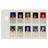 J.A. Pattreiouex, Manchester. 'Cricketers Series' 1926. Rarer full set of seventy five numbered
