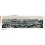 'The Hastings Cricket Festival. View of the Ground'. Printed and published by F.J. Parsons, "