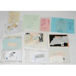 Test and County signatures 1920s-1990s. An extensive selection of over four hundred signatures on