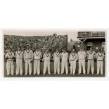 H.D.G. Leveson-Gower's XI v Australians, Scarborough 1947. Original mono photograph of the Leveson-