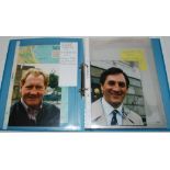 Yorkshire C.C.C. 1930s-1990s. Blue file comprising a good selection of photographs, album page,