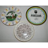 Commemorative plates from the collection of Alan Curtis (actor). Two Coalport plates for 'The Last