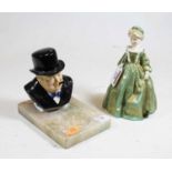 A Royal Worcester figurine 'Grandmother's Dress', modelled by F.G. Doughty and numbered 3081;