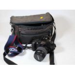 A Canon E05 500 camera, in carrycase, with instructionsCondition report: The camera is not charged