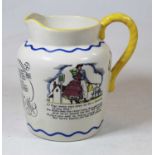 A Royal Doulton Sea-Shanty jug, with transfer printed decoration, h.17cm