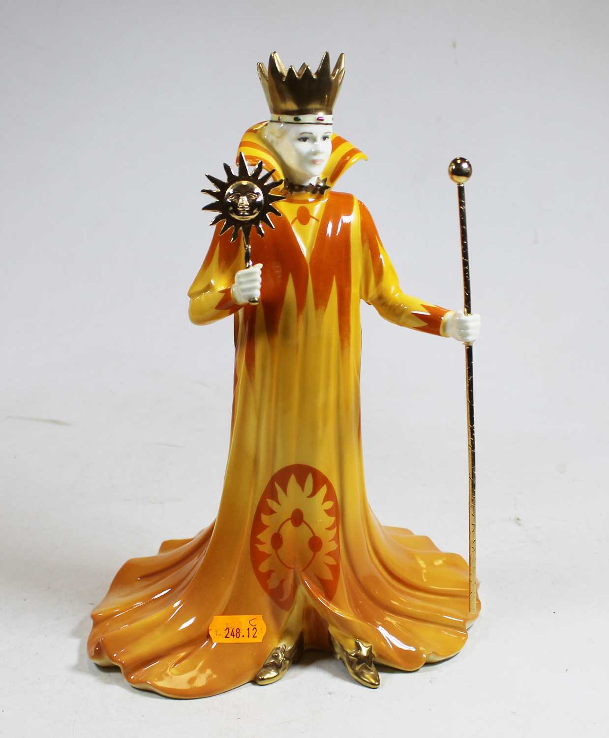 A Wedgwood Galaxy Collection figure 'Sun King', h.27cm, boxed with certificateCondition report: