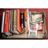 A box of miscellaneous military books, to include David Boyle World War II in Photographs, Great