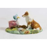 A Beswick Beatrix Potter figure 'Kep & Jemina', P4091, limited edition No.838/2000, boxedCondition