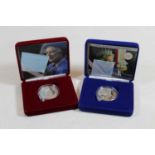 A Her Majesty Queen Elizabeth The Queen Mother 2002 silver proof memorial crown, cased in card outer