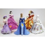 A collection of three Royal Doulton Pretty Ladies figurines, to include Forever Autumn, Amy, and