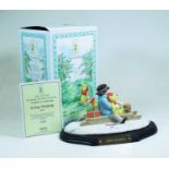 A Royal Doulton Winnie the Pooh collection figure group Going Sledging, No.1185, w.22cm, boxed