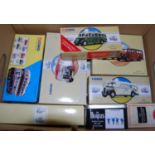 One box containing a small quantity of Corgi Classics including Bedford OB coach