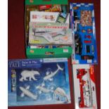 A box containing a quantity of modern issue diecast, to include Corgi Fire Heroes etc