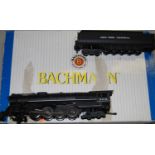 A Bachmann 00 gauge engine and tender for New York Central