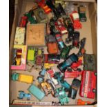One box of mixed diecast, to include Dinky Toys Dodge, Matchbox Models of Yesteryear etc