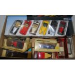 One box of modern issue diecast including Models of Yesteryear, Classic Car Collection, Matchbox