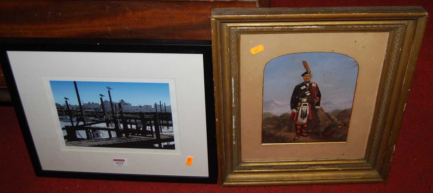 Assorted pictures and prints, to include Glyn Sheppard - River Blyth Moorings photographic print, - Image 2 of 4