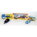 Three various boxed Corgi Toys emergency services vehicles to include a No. 506 Police Panda (G,