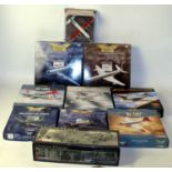 One box containing ten various boxed Corgi Aviation Archive and Unsung Heroes diecast aircraft and