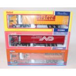 A Corgi Toys 1/50 scale road haulage diecast group, three boxed as issued examples to include Ref.