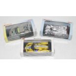A Spark Models Le Mans and Nurburgring high speed racing car group, three boxed as issued examples