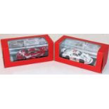 An American Sports Cars by MG Model Plus 1/43 scale resin limited edition race car group, two