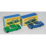 Matchbox group of 2 models to include the following, 46d Mercedes 300SE in green, requires gentle