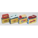 Matchbox group of 4 models to include the following no40 Bedford tipper with incorrect no3 Bedford