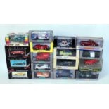 One tray containing a quantity of mixed 1/43 scale diecast vehicles, mixed subject matters and