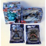 A collection of Toybiz X-Men the Movie and X-Men United action figures and playsets to include