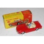 Dinky Toys, 114, Triumph Spitfire, red body, cream interior, with driver, sold in the original red