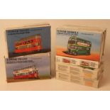 11 boxed as issued Tower Models and Keilcraft 1/76 scale public transport kits to include, a