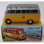 A Dinky Toys Atlas editions No. 541 Mercedes Benz bus, housed in the original reproduction box