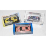 A Spark Models 1/43 scale Le Mans and Pikes Peak 1/43 scale race car group, three boxed as issued